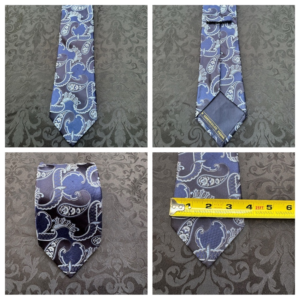 Ermenegildo Zegna Made in Italy Silk Tie